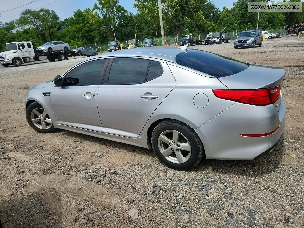 2014 Kia Optima Lx VIN: 5XXGM4A77EG262383 Lot: 61918496