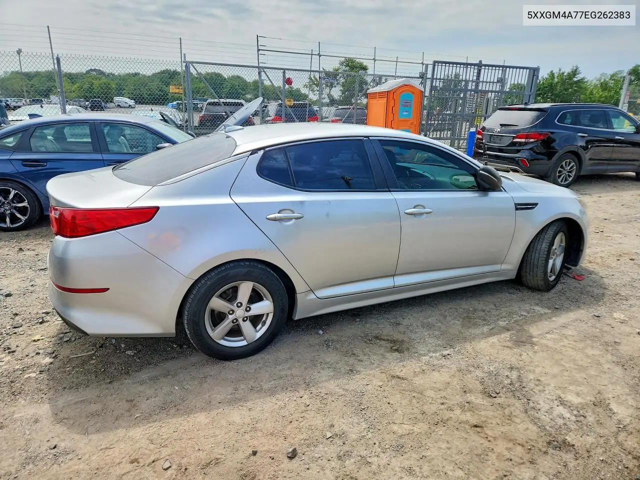 2014 Kia Optima Lx VIN: 5XXGM4A77EG262383 Lot: 61918496