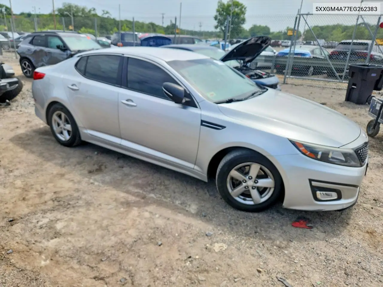 2014 Kia Optima Lx VIN: 5XXGM4A77EG262383 Lot: 61918496