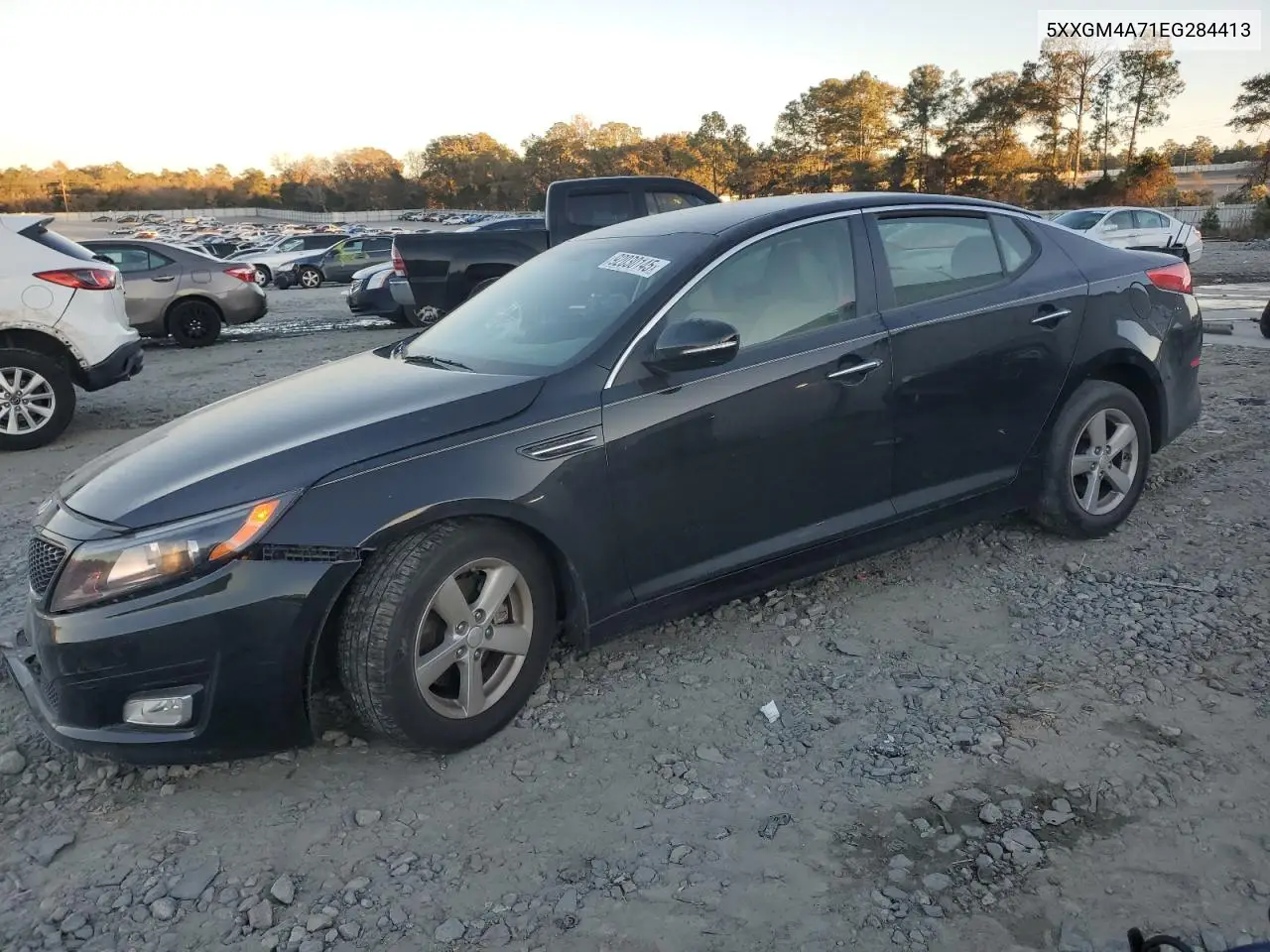 5XXGM4A71EG284413 2014 Kia Optima Lx