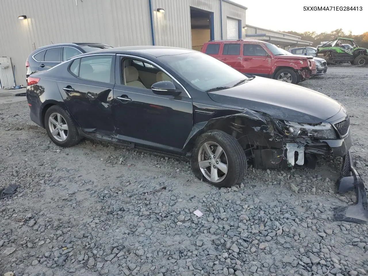 5XXGM4A71EG284413 2014 Kia Optima Lx