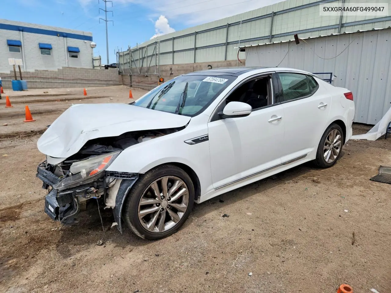 2015 Kia Optima Sx VIN: 5XXGR4A60FG499047 Lot: 57594766