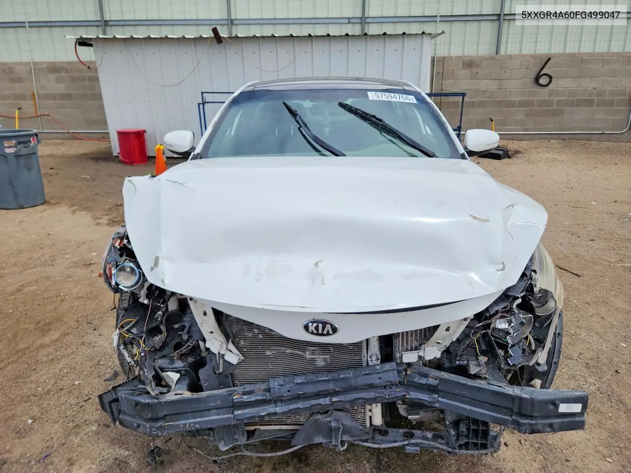 2015 Kia Optima Sx VIN: 5XXGR4A60FG499047 Lot: 57594766