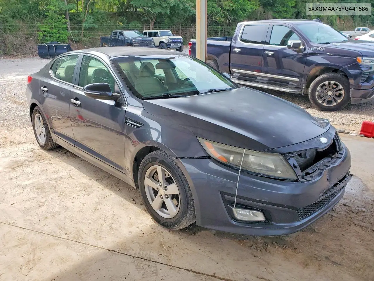 5XXGM4A75FG441586 2015 Kia Optima Lx