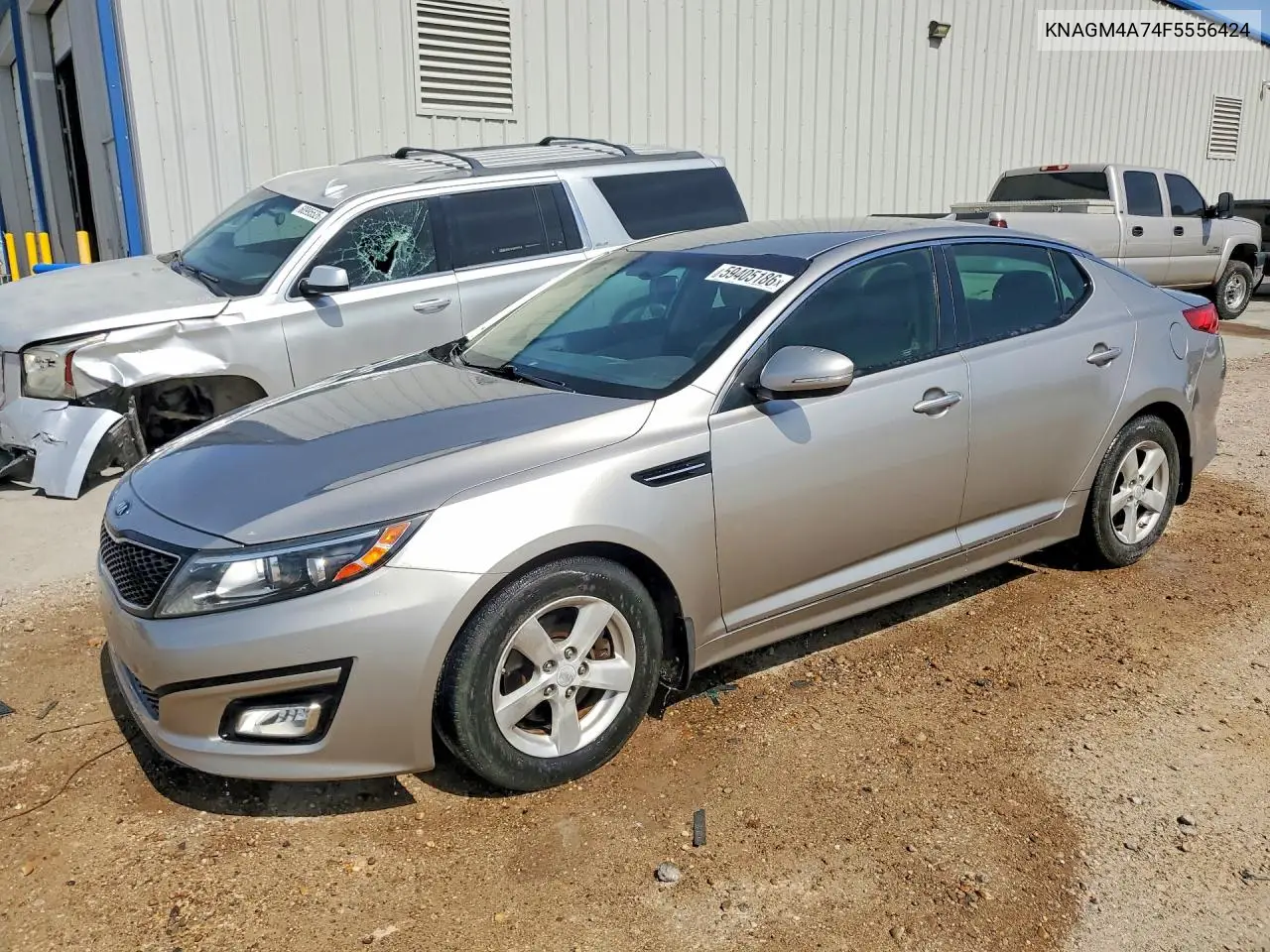 2015 Kia Optima Lx VIN: KNAGM4A74F5556424 Lot: 59405186