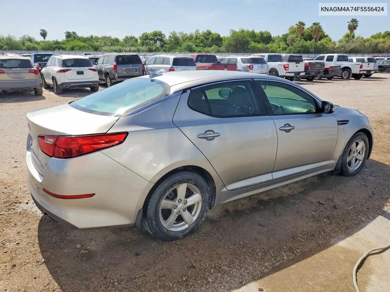 2015 Kia Optima Lx VIN: KNAGM4A74F5556424 Lot: 59405186