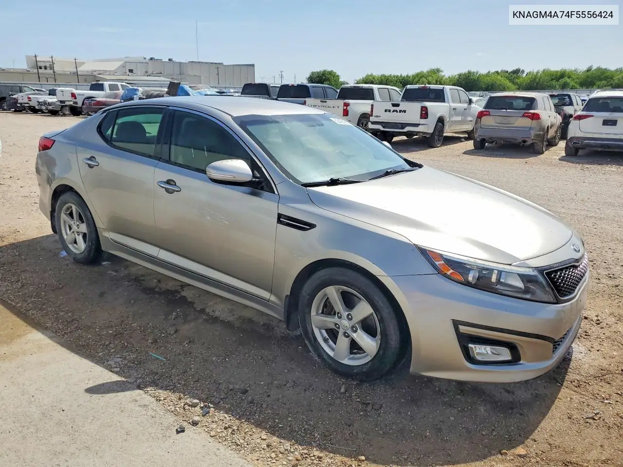 2015 Kia Optima Lx VIN: KNAGM4A74F5556424 Lot: 59405186