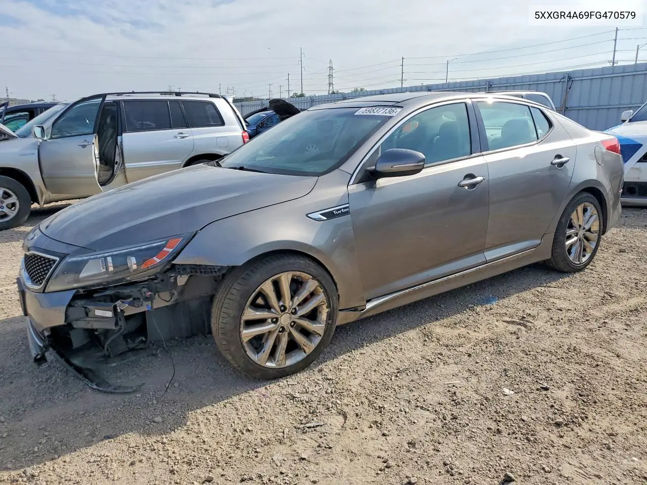 2015 Kia Optima Sx VIN: 5XXGR4A69FG470579 Lot: 59837136