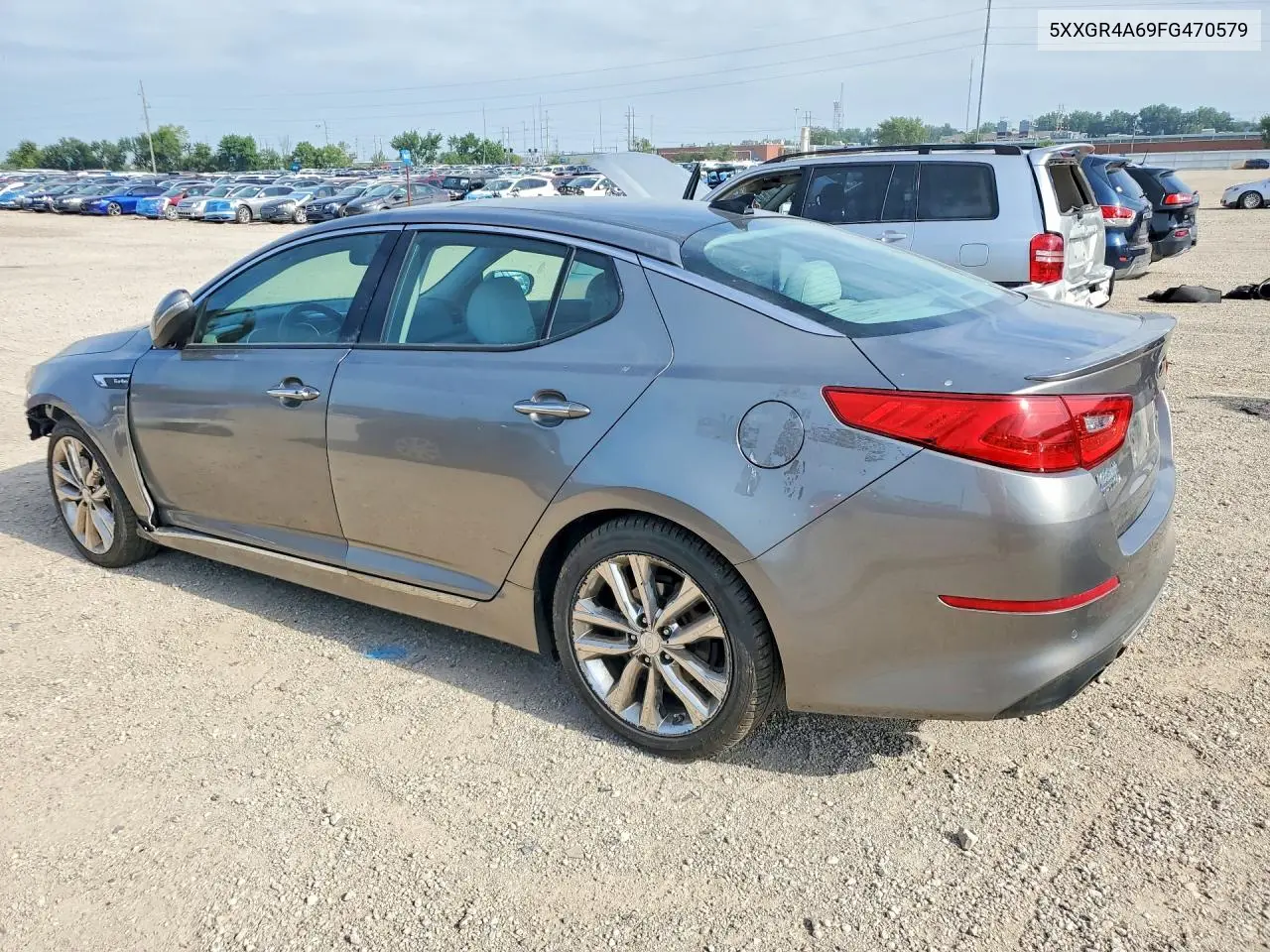 2015 Kia Optima Sx VIN: 5XXGR4A69FG470579 Lot: 59837136