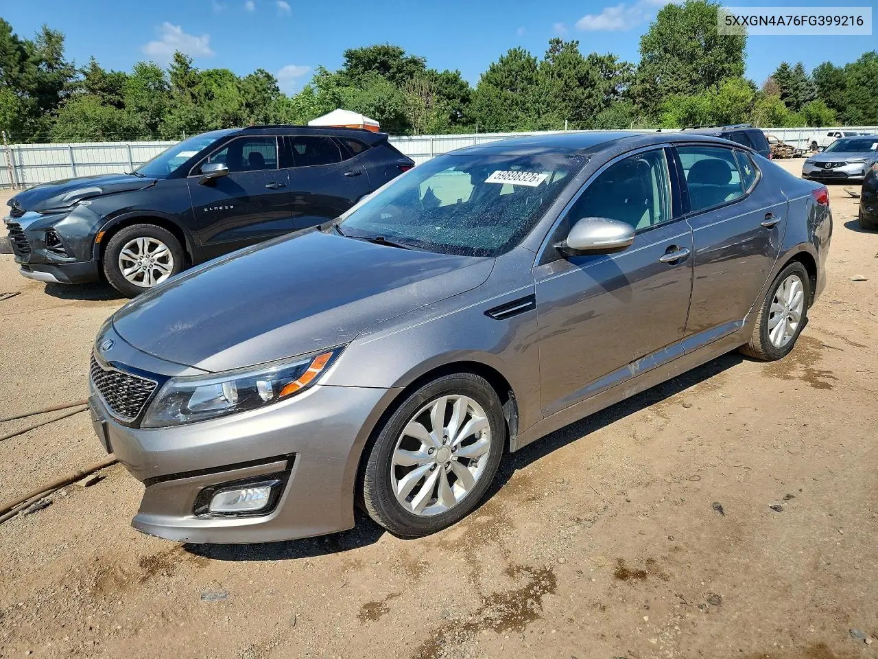 2015 Kia Optima Ex VIN: 5XXGN4A76FG399216 Lot: 59898326