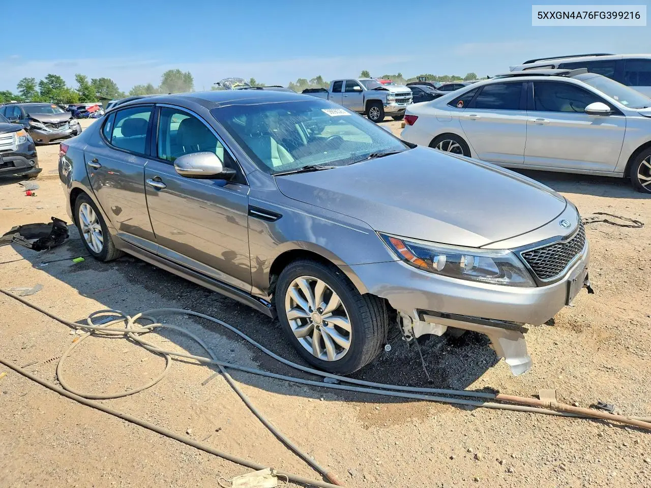 2015 Kia Optima Ex VIN: 5XXGN4A76FG399216 Lot: 59898326