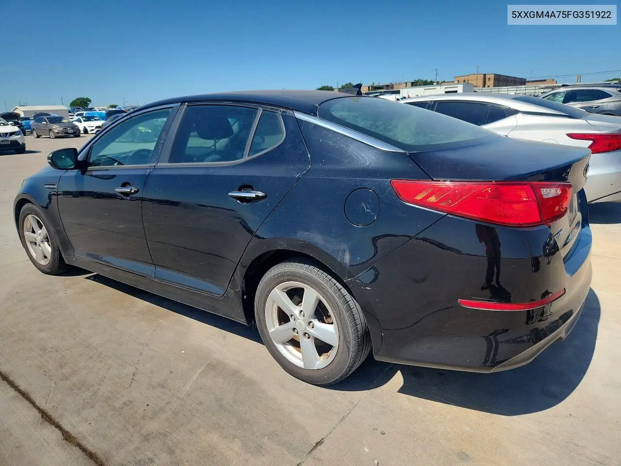 2015 Kia Optima Lx VIN: 5XXGM4A75FG351922 Lot: 60123366