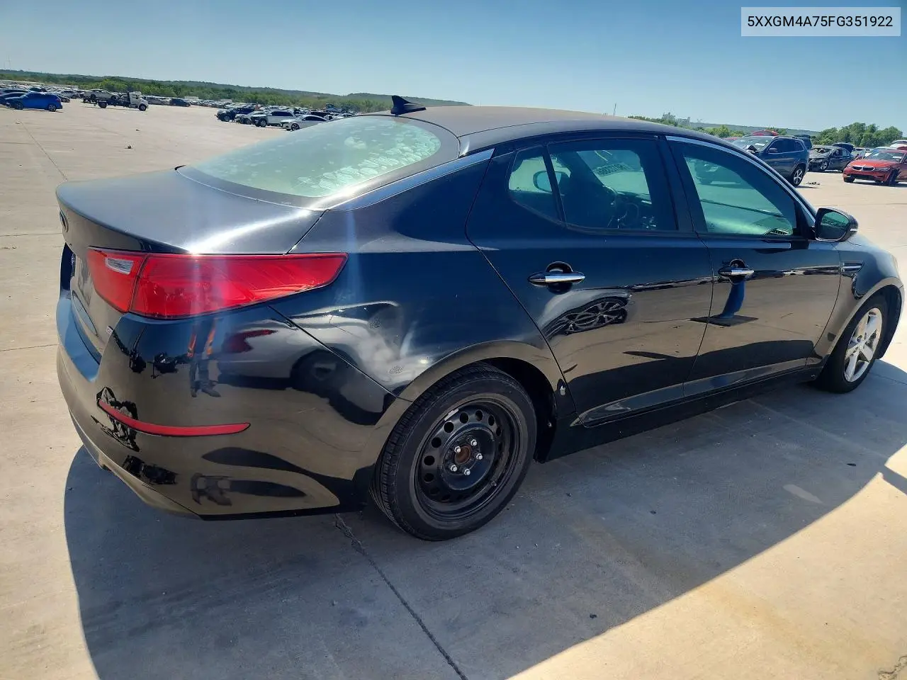 2015 Kia Optima Lx VIN: 5XXGM4A75FG351922 Lot: 60123366