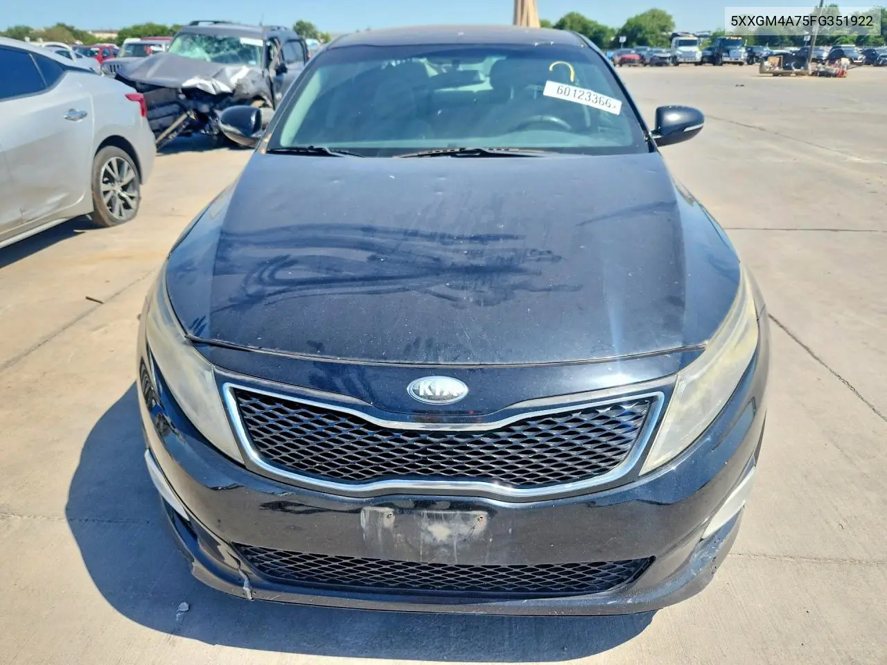 2015 Kia Optima Lx VIN: 5XXGM4A75FG351922 Lot: 60123366