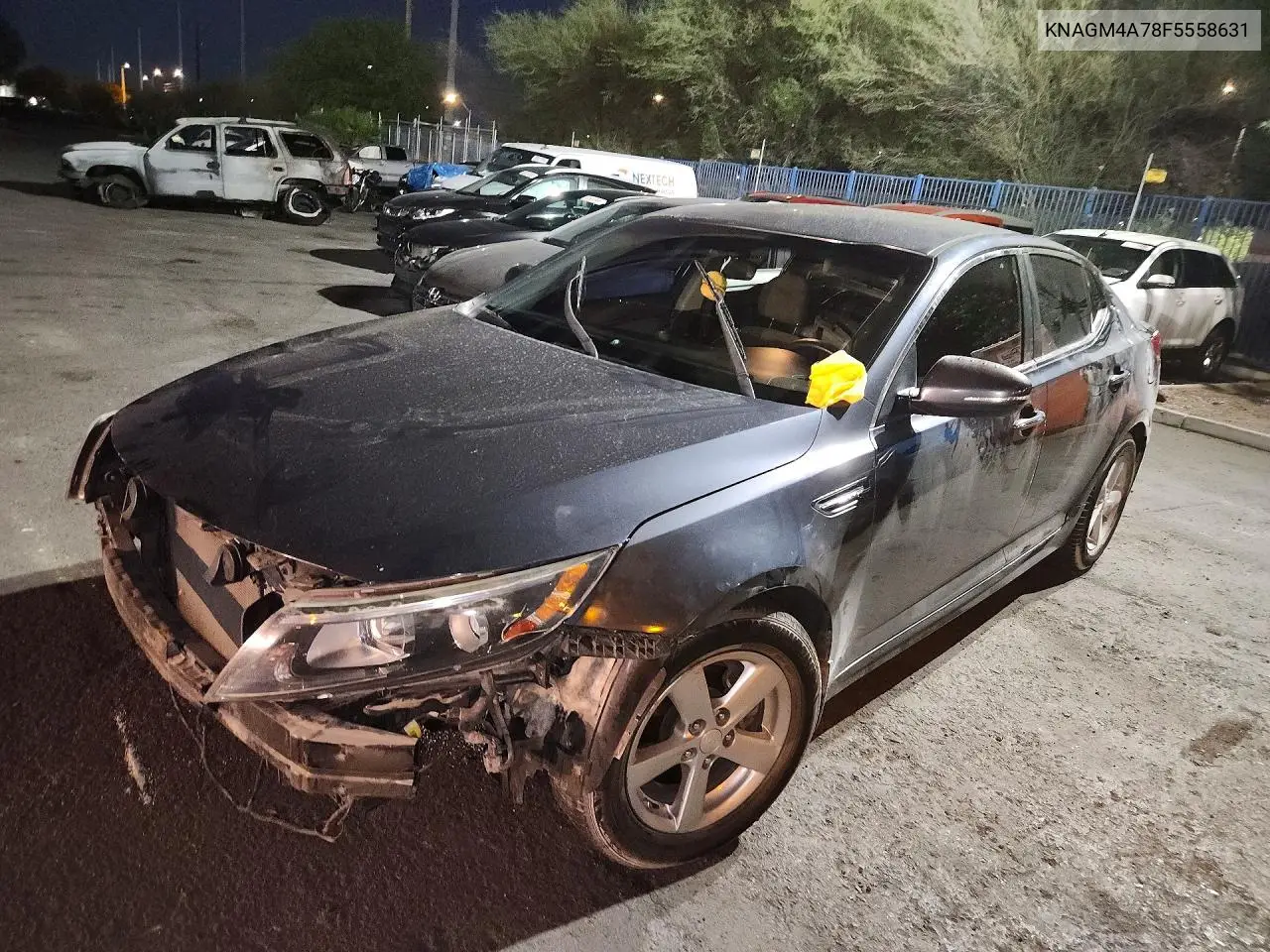 2015 Kia Optima Lx VIN: KNAGM4A78F5558631 Lot: 60542596