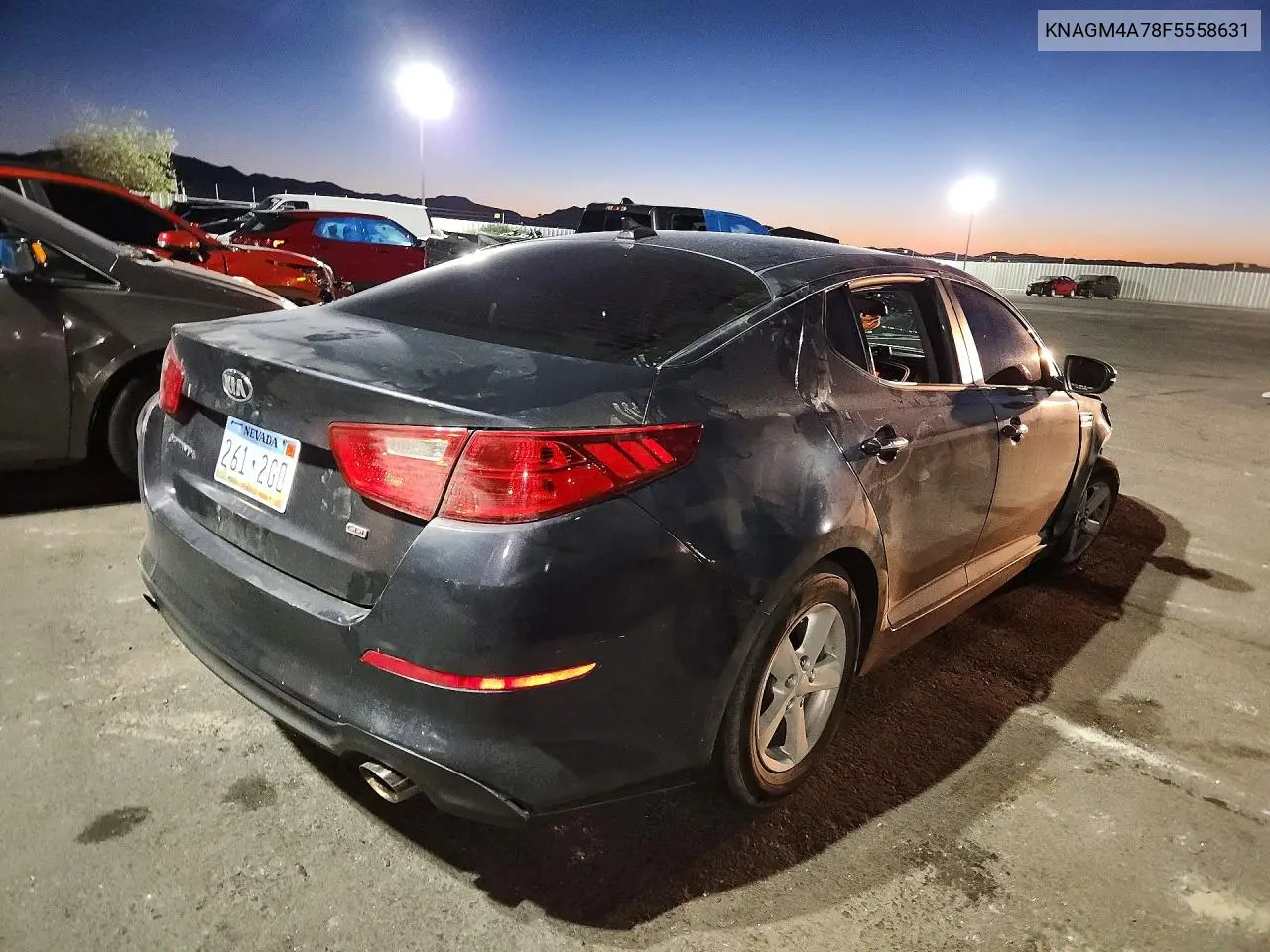 2015 Kia Optima Lx VIN: KNAGM4A78F5558631 Lot: 60542596