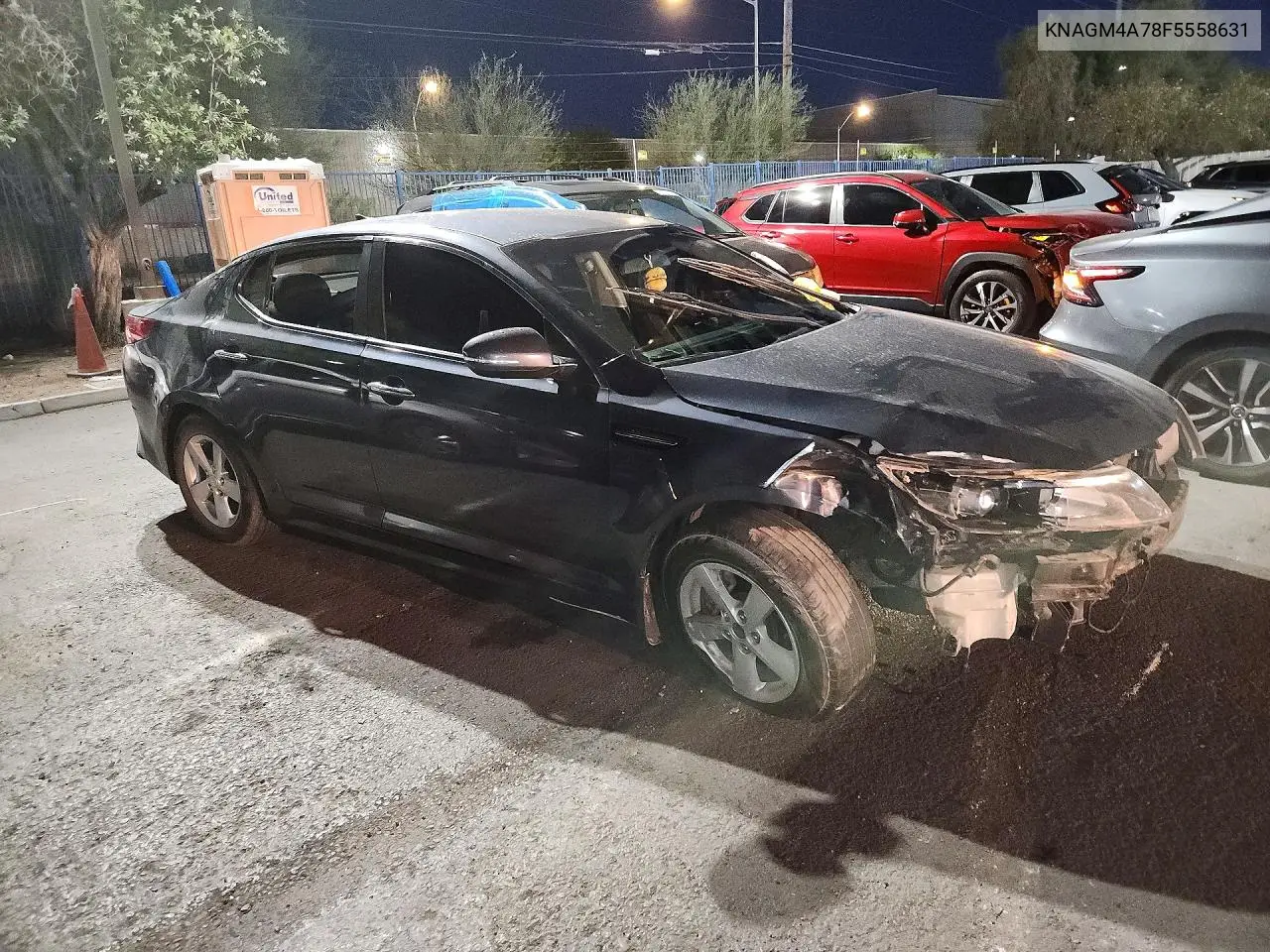 2015 Kia Optima Lx VIN: KNAGM4A78F5558631 Lot: 60542596