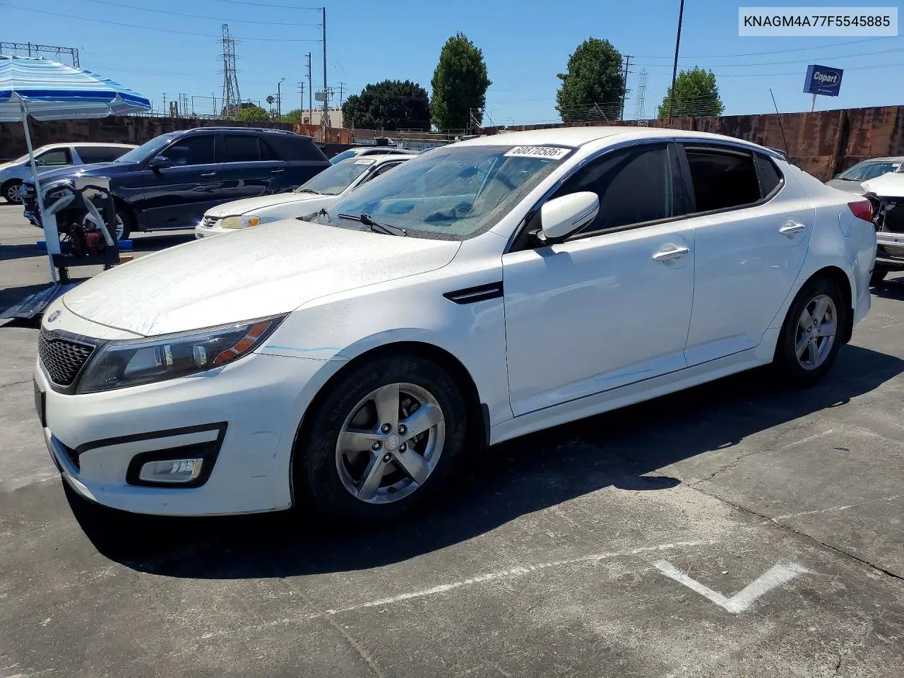 2015 Kia Optima Lx VIN: KNAGM4A77F5545885 Lot: 60870586