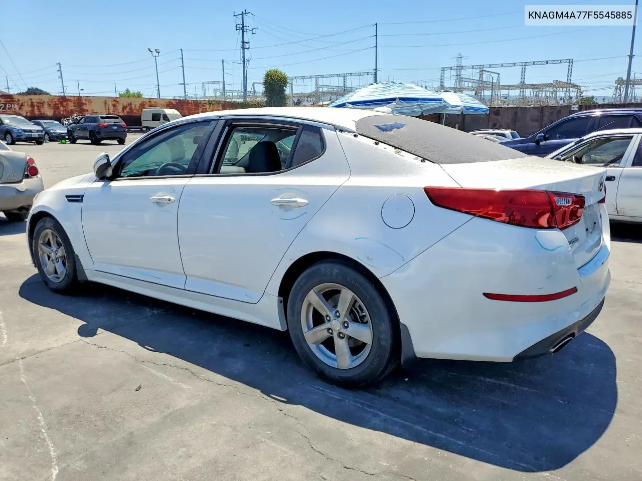 2015 Kia Optima Lx VIN: KNAGM4A77F5545885 Lot: 60870586