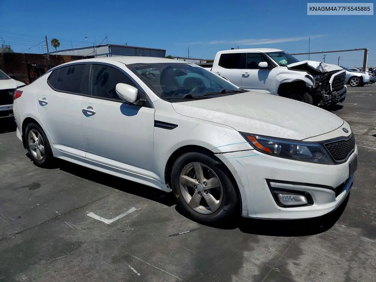 2015 Kia Optima Lx VIN: KNAGM4A77F5545885 Lot: 60870586
