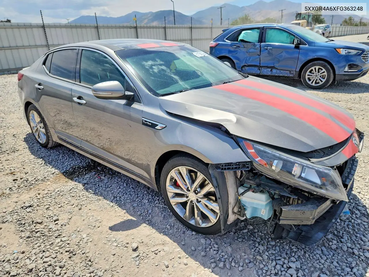 2015 Kia Optima Sx VIN: 5XXGR4A6XFG363248 Lot: 61156336