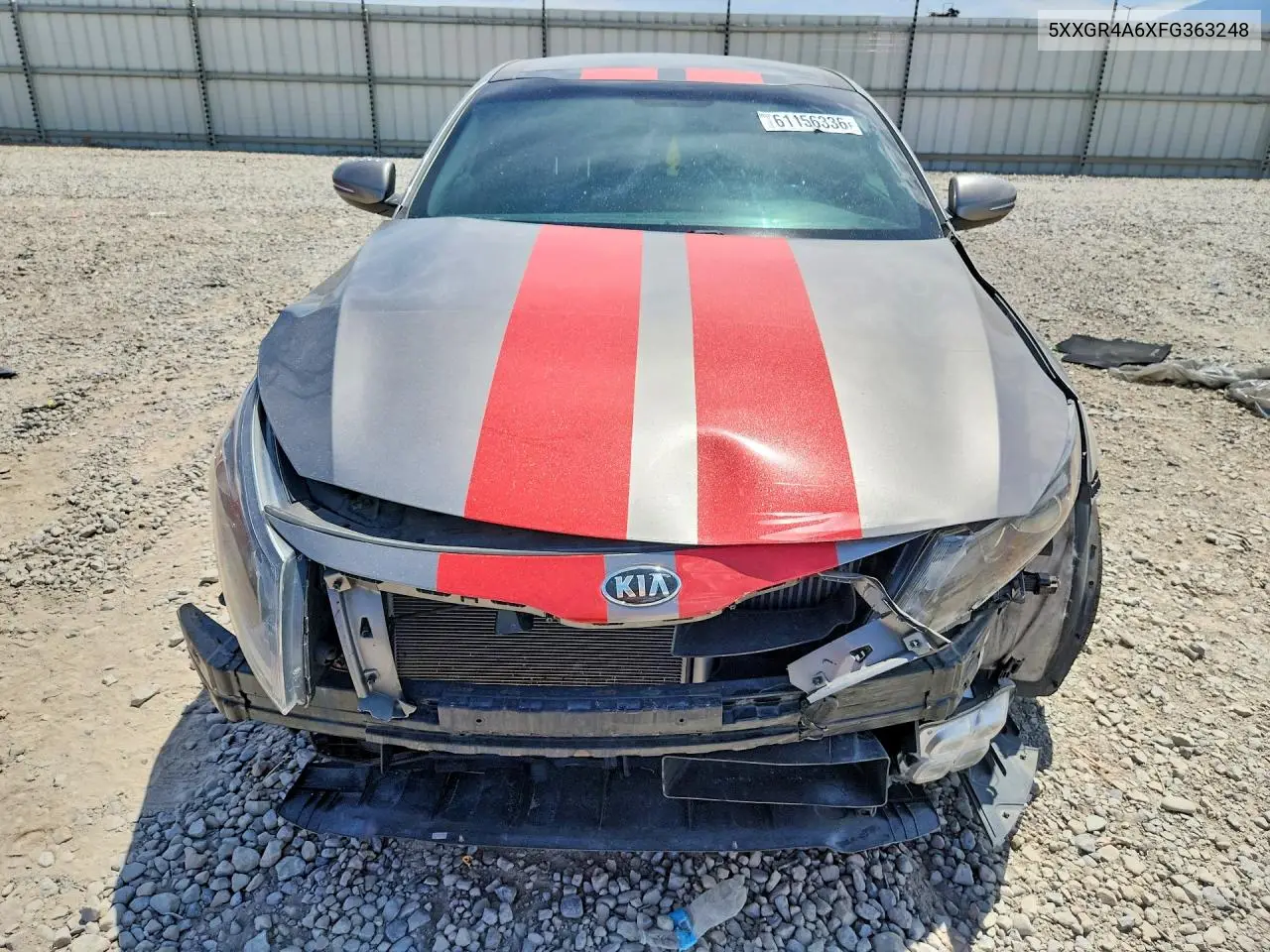 2015 Kia Optima Sx VIN: 5XXGR4A6XFG363248 Lot: 61156336