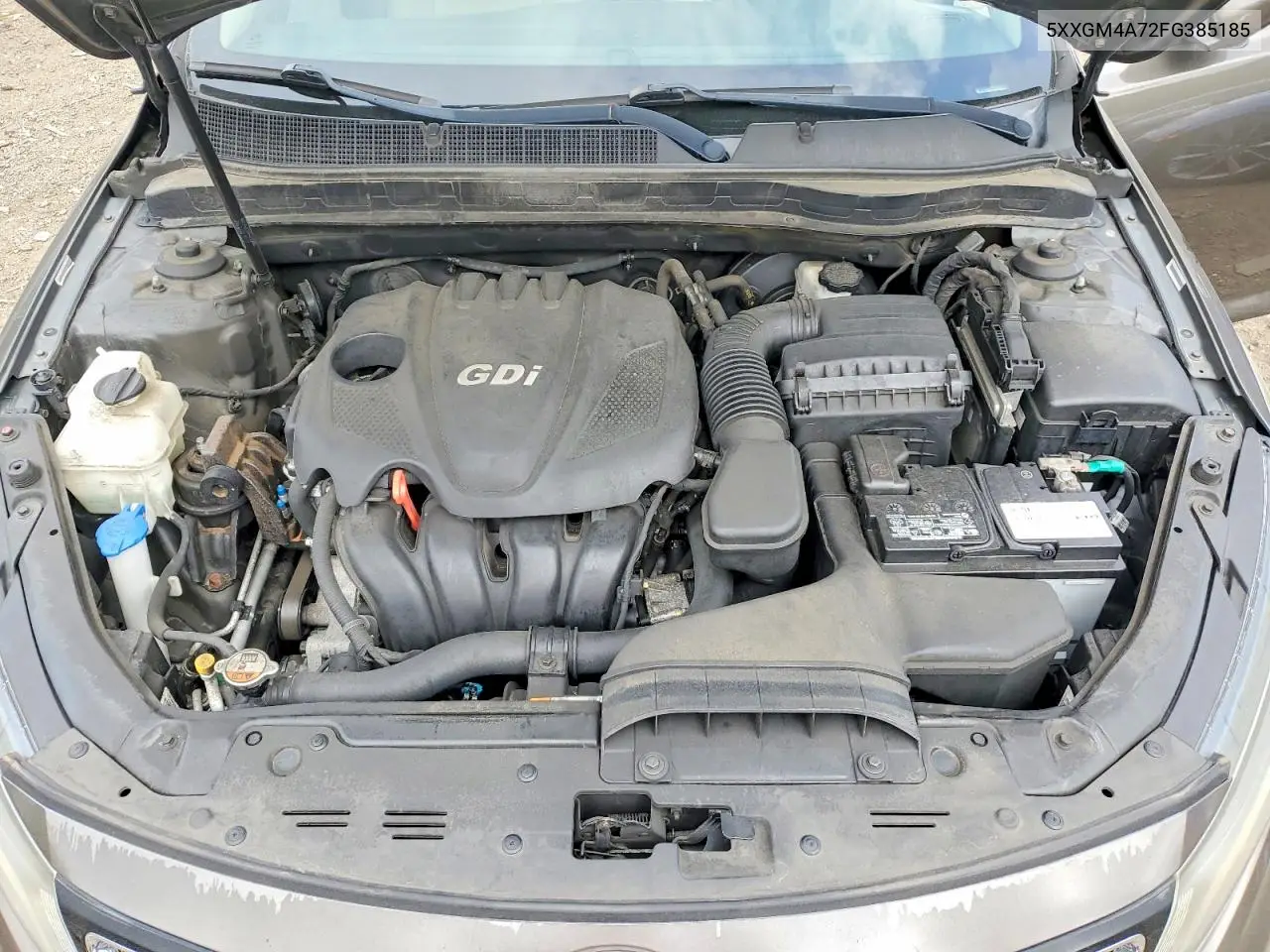 2015 Kia Optima Lx VIN: 5XXGM4A72FG385185 Lot: 61340896