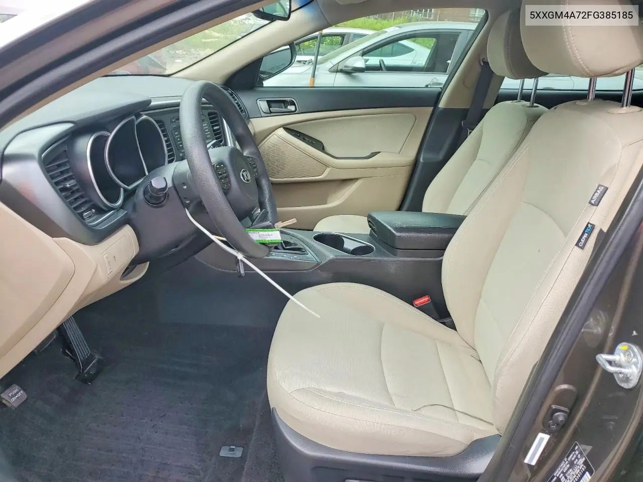 2015 Kia Optima Lx VIN: 5XXGM4A72FG385185 Lot: 61340896