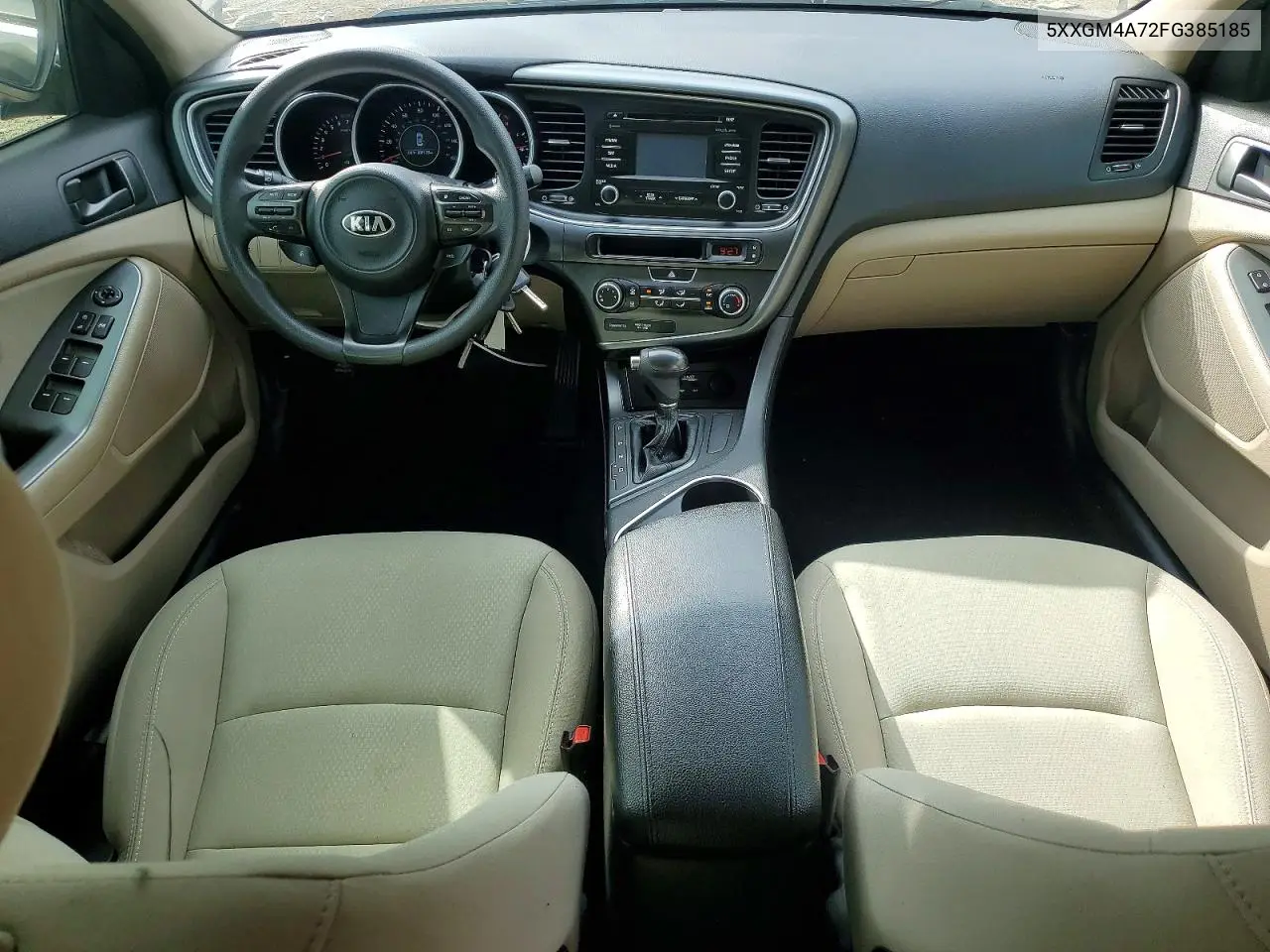 2015 Kia Optima Lx VIN: 5XXGM4A72FG385185 Lot: 61340896