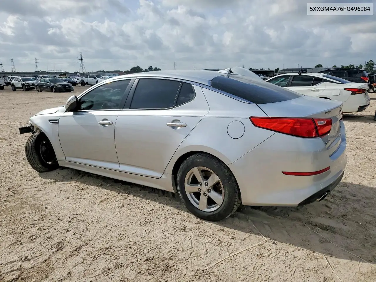 2015 Kia Optima Lx VIN: 5XXGM4A76FG496984 Lot: 61529606
