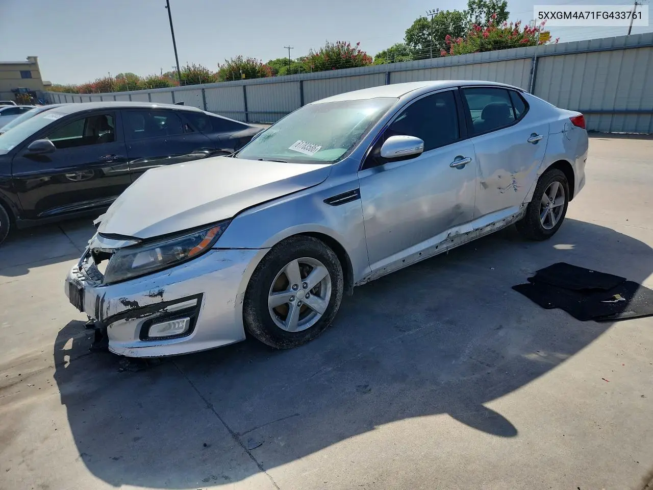 2015 Kia Optima Lx VIN: 5XXGM4A71FG433761 Lot: 61783586