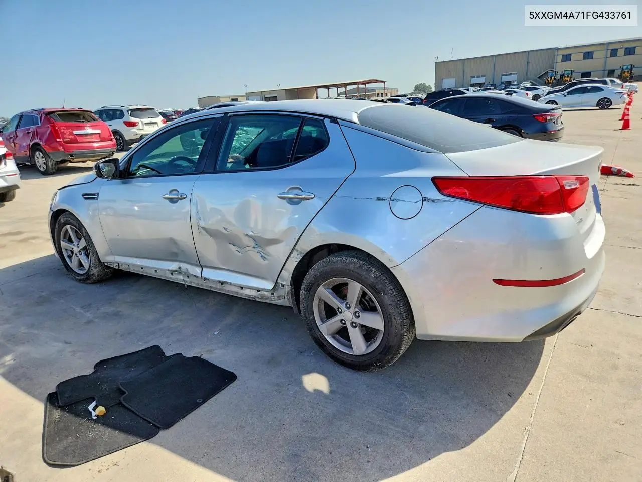 2015 Kia Optima Lx VIN: 5XXGM4A71FG433761 Lot: 61783586