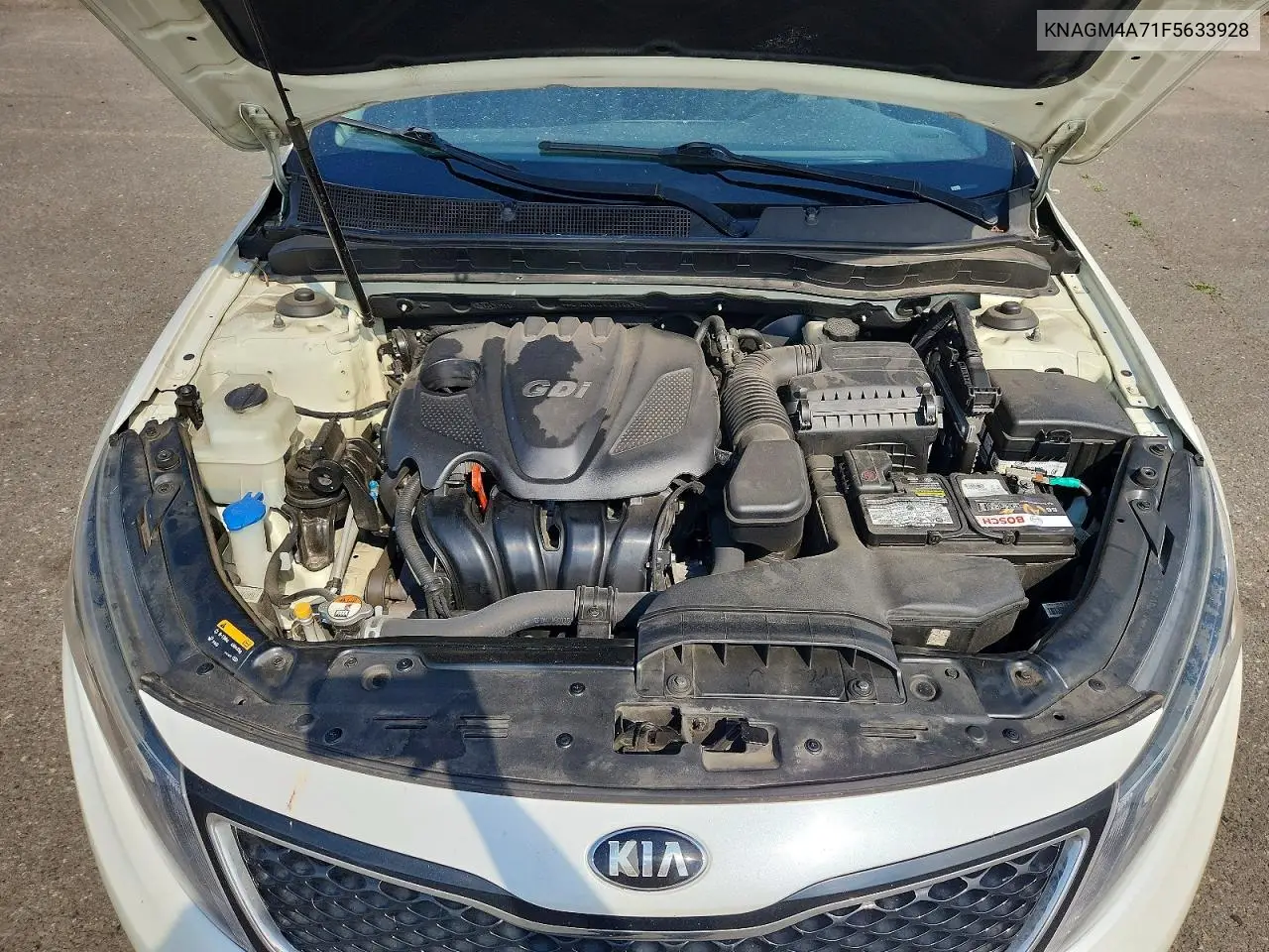 2015 Kia Optima Lx VIN: KNAGM4A71F5633928 Lot: 61812006
