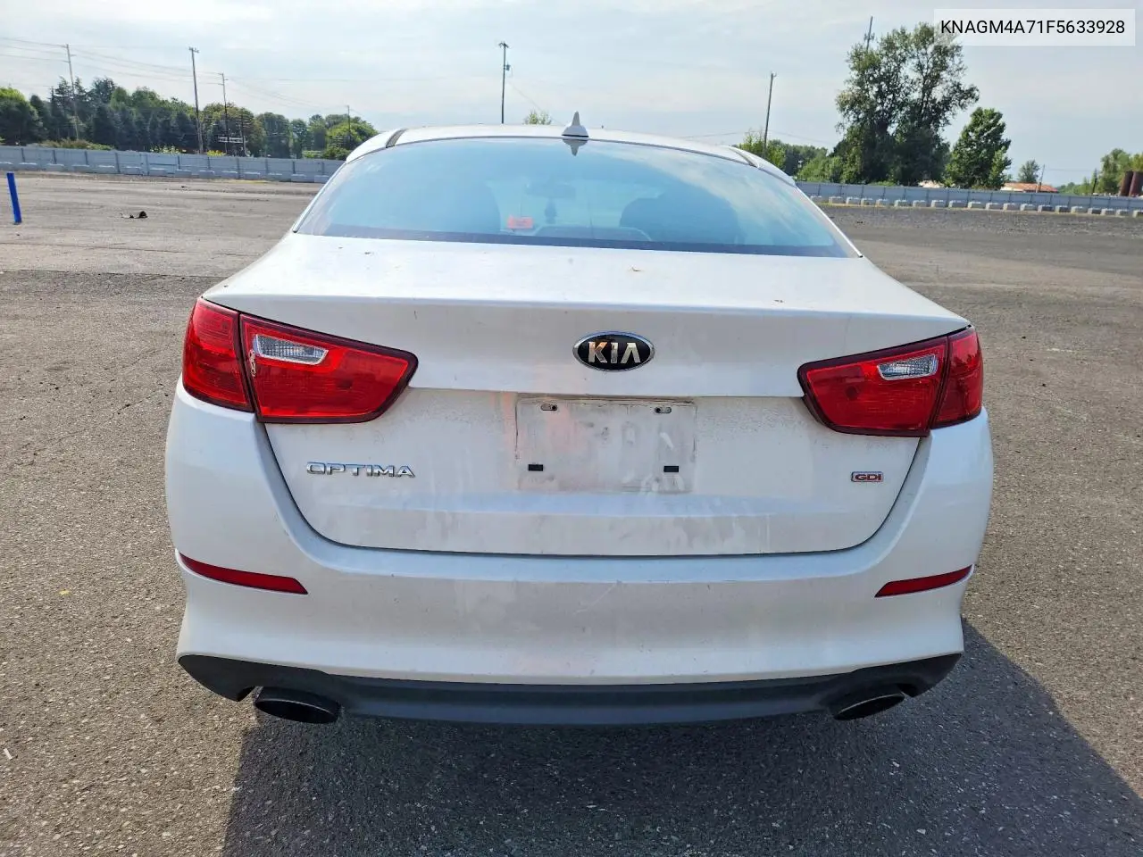 2015 Kia Optima Lx VIN: KNAGM4A71F5633928 Lot: 61812006