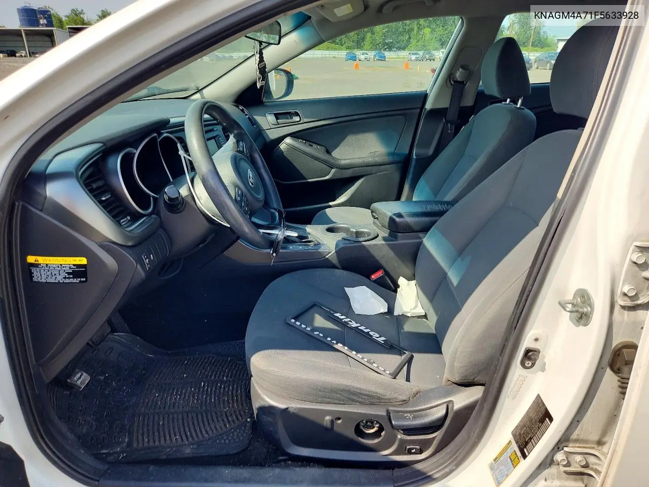 2015 Kia Optima Lx VIN: KNAGM4A71F5633928 Lot: 61812006