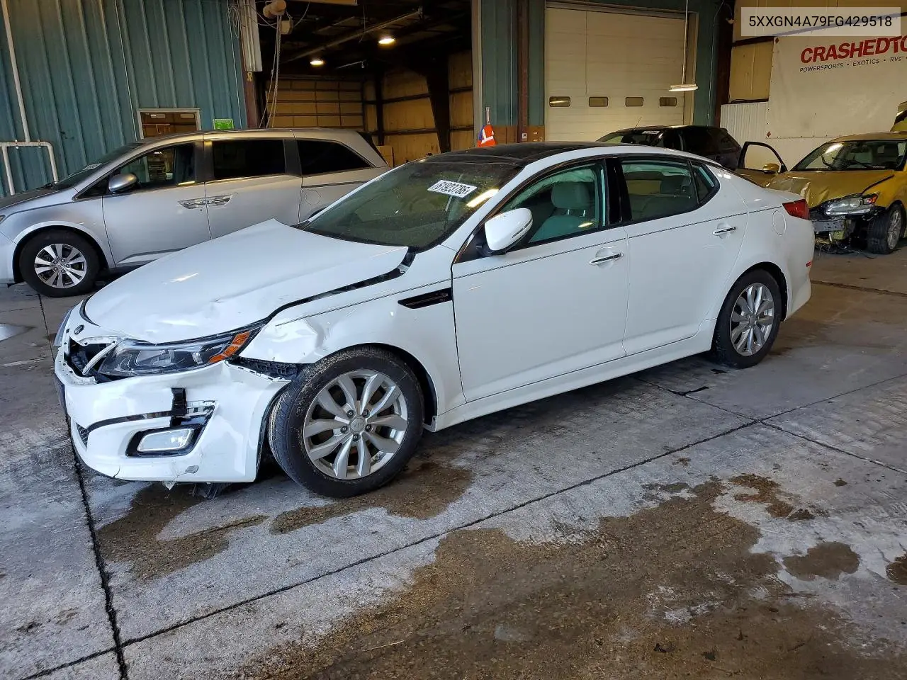 2015 Kia Optima VIN: 5XXGN4A79FG429518 Lot: 61923786