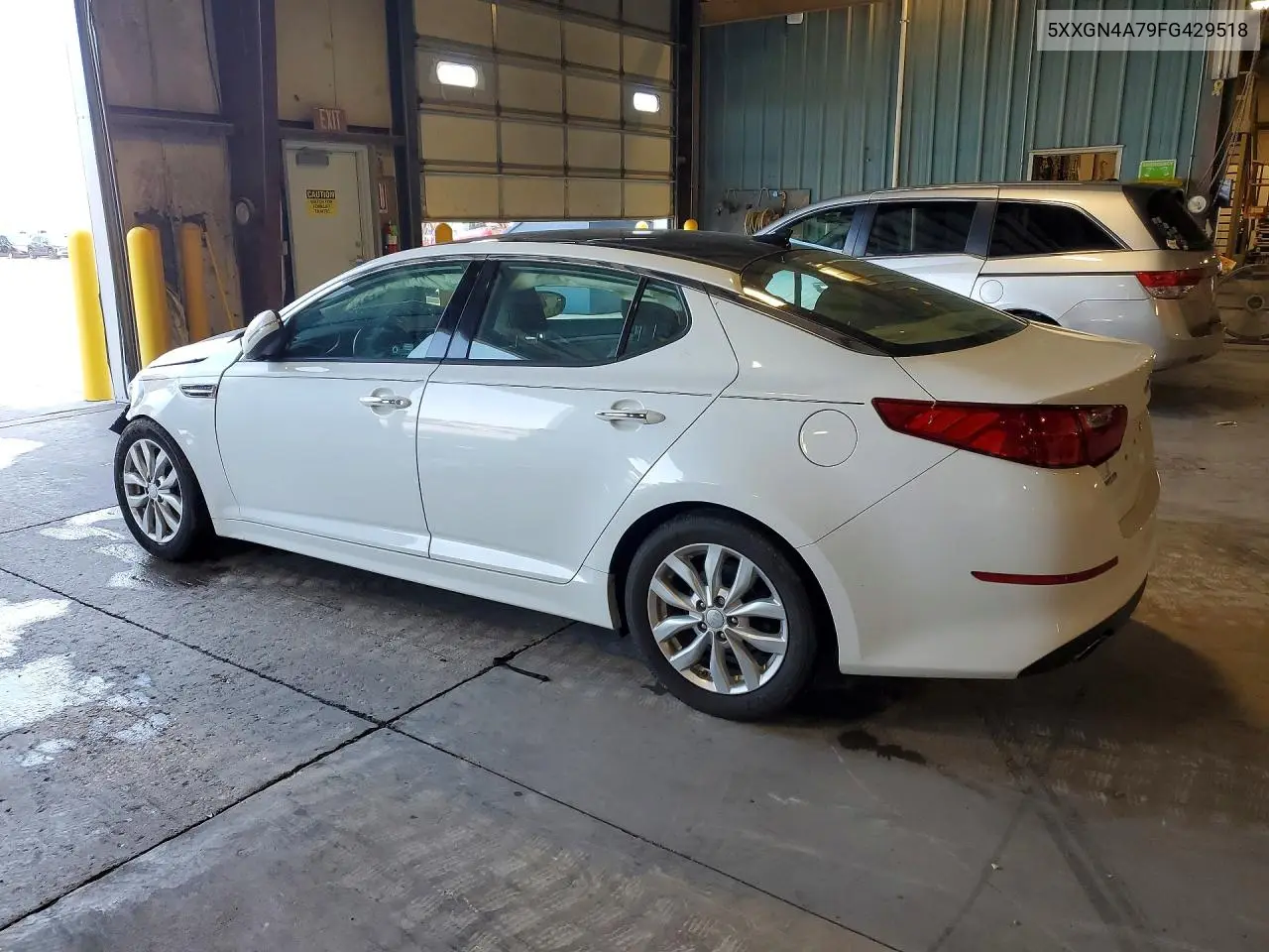 2015 Kia Optima VIN: 5XXGN4A79FG429518 Lot: 61923786