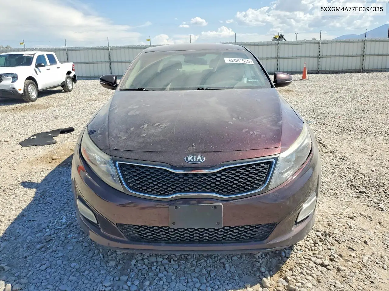 2015 Kia Optima Lx VIN: 5XXGM4A77FG394335 Lot: 62007956