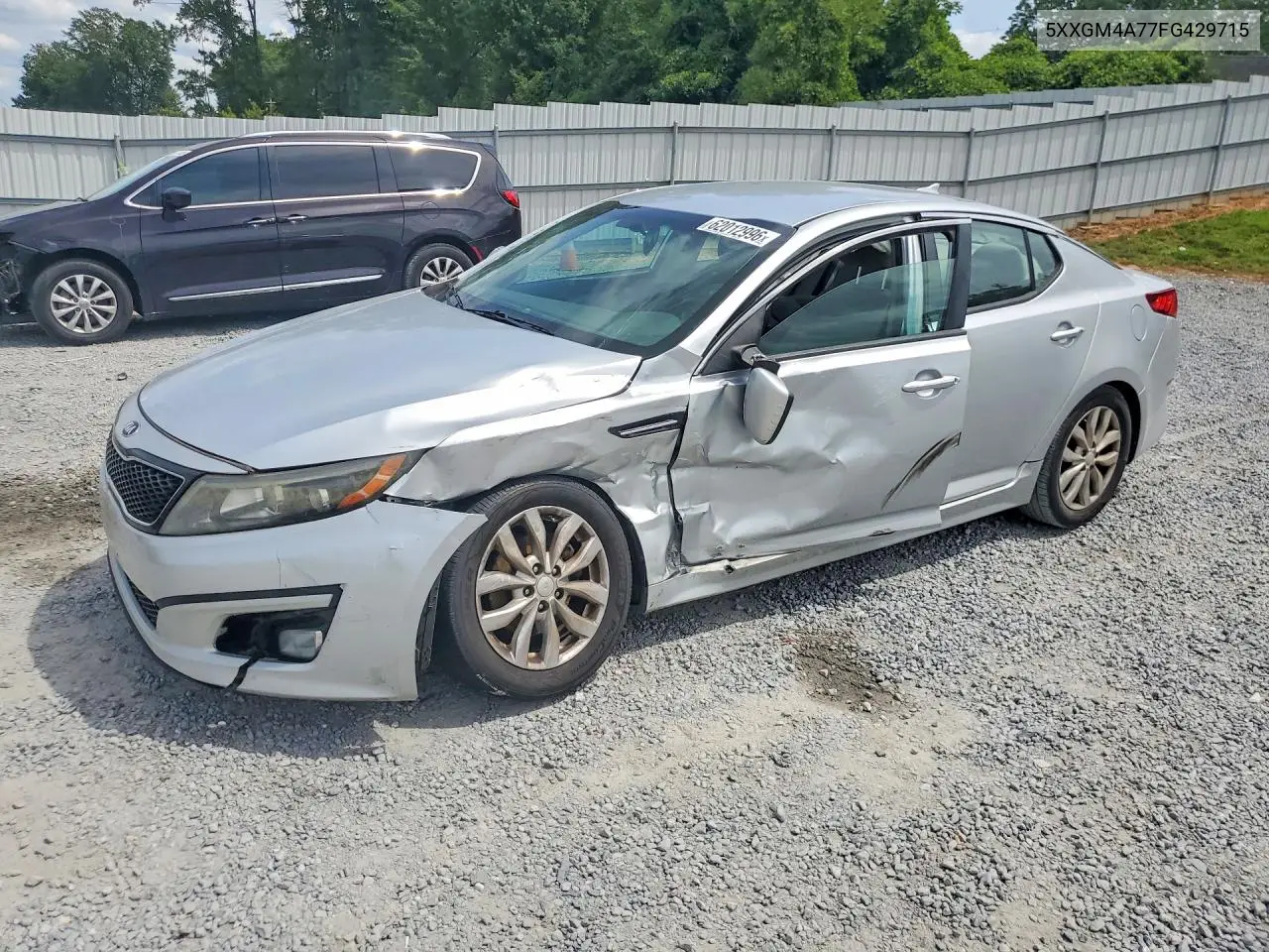 2015 Kia Optima Lx VIN: 5XXGM4A77FG429715 Lot: 62012996