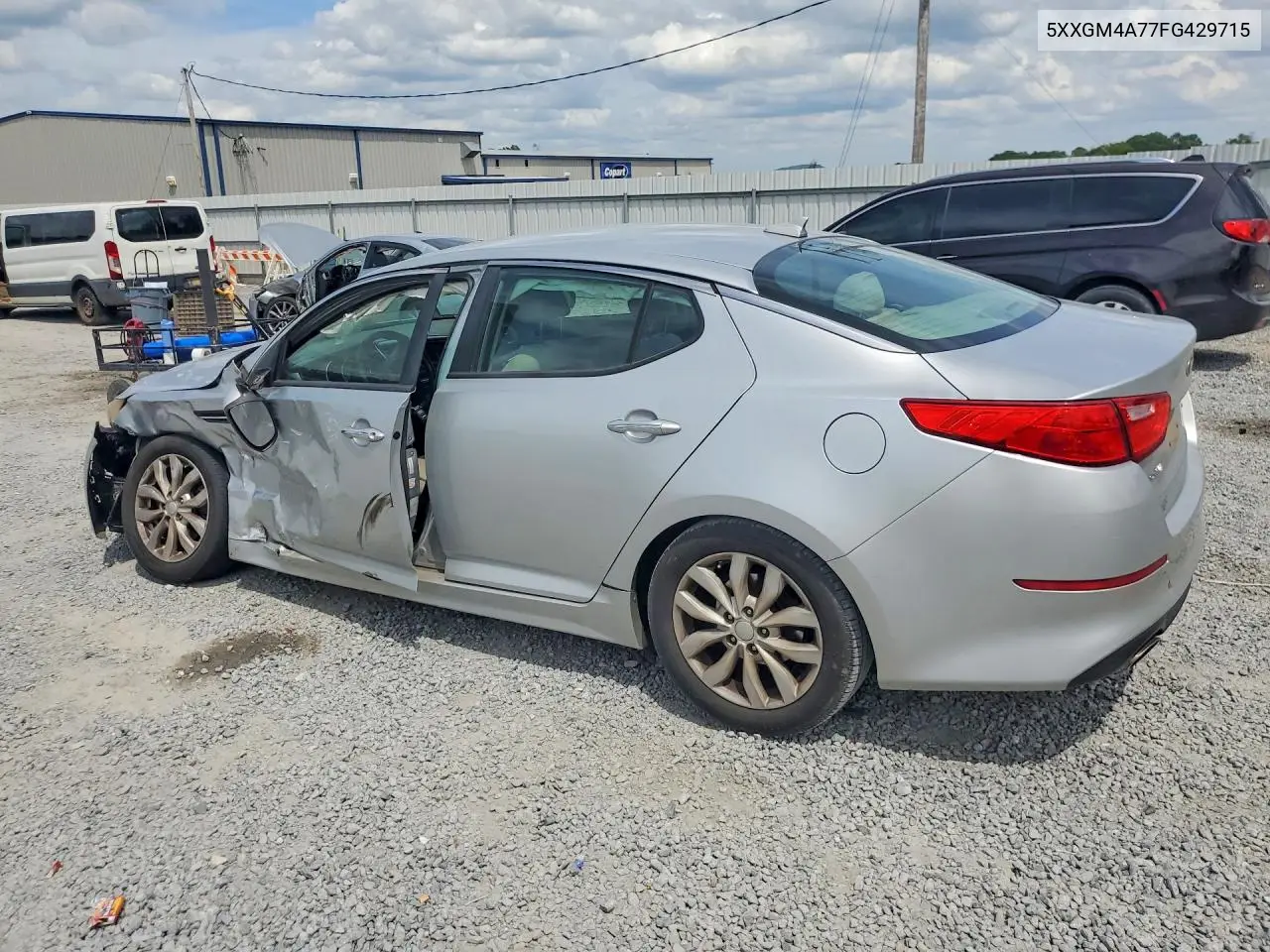 2015 Kia Optima Lx VIN: 5XXGM4A77FG429715 Lot: 62012996