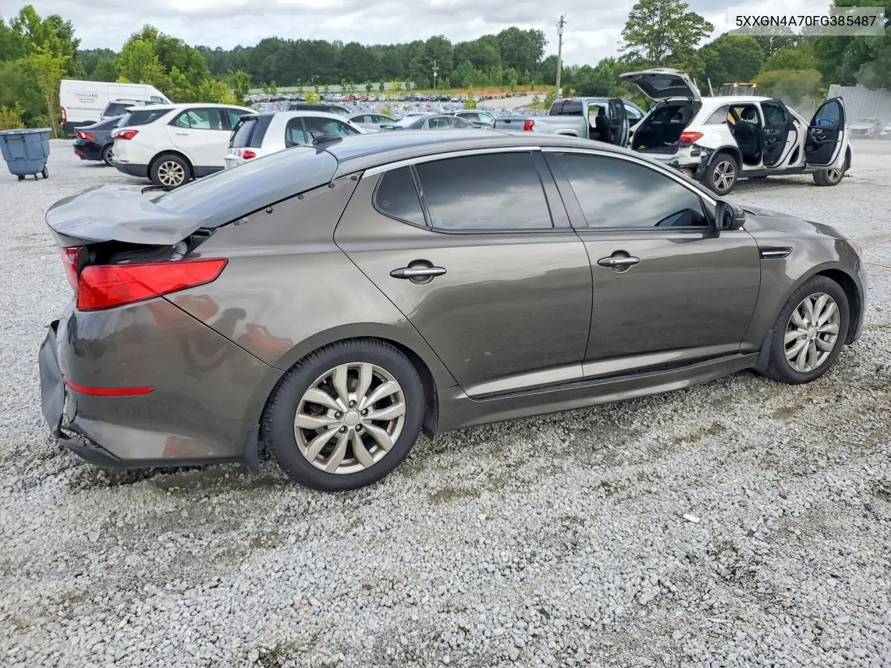 2015 Kia Optima Ex VIN: 5XXGN4A70FG385487 Lot: 62048286