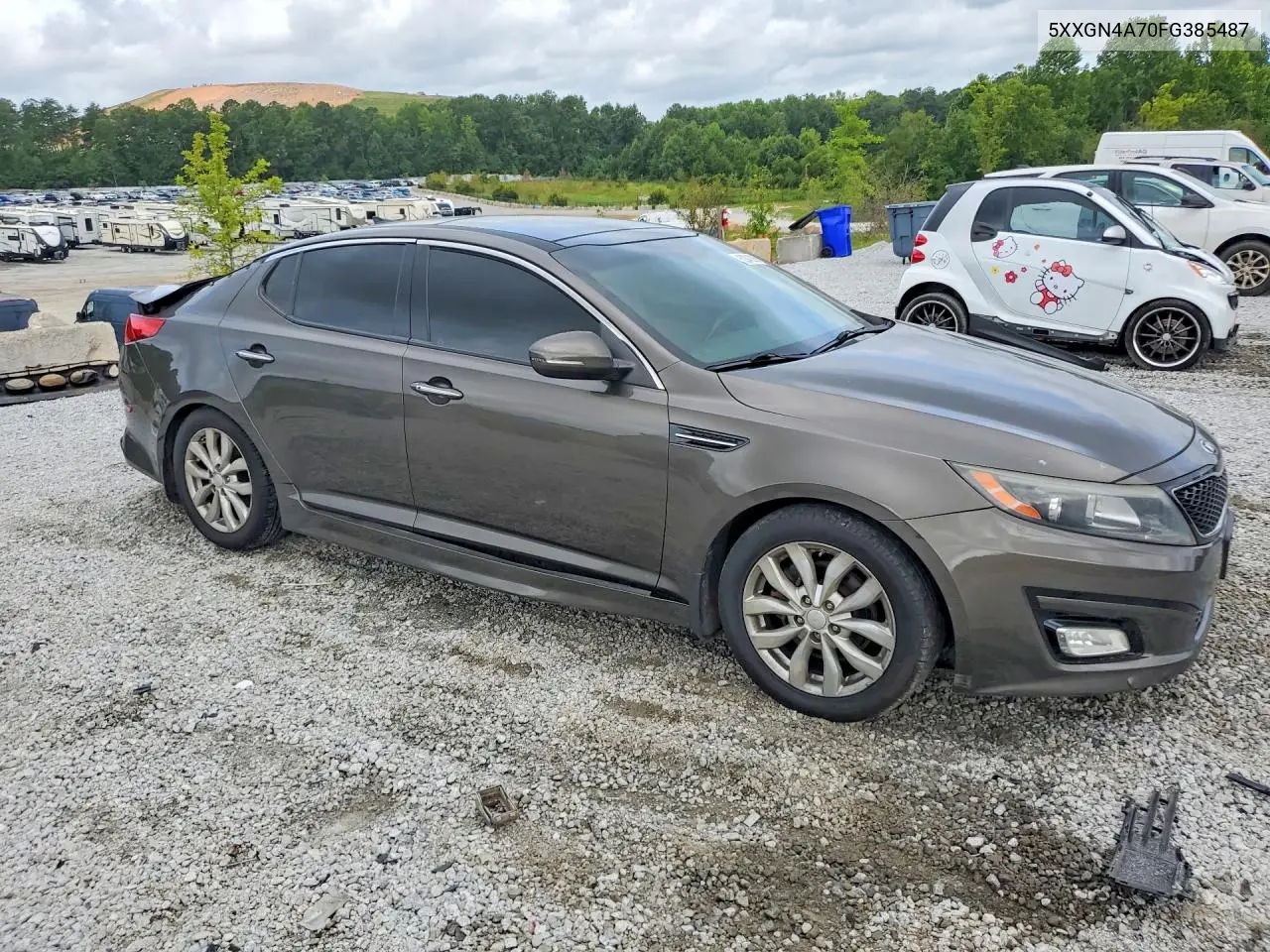 2015 Kia Optima Ex VIN: 5XXGN4A70FG385487 Lot: 62048286