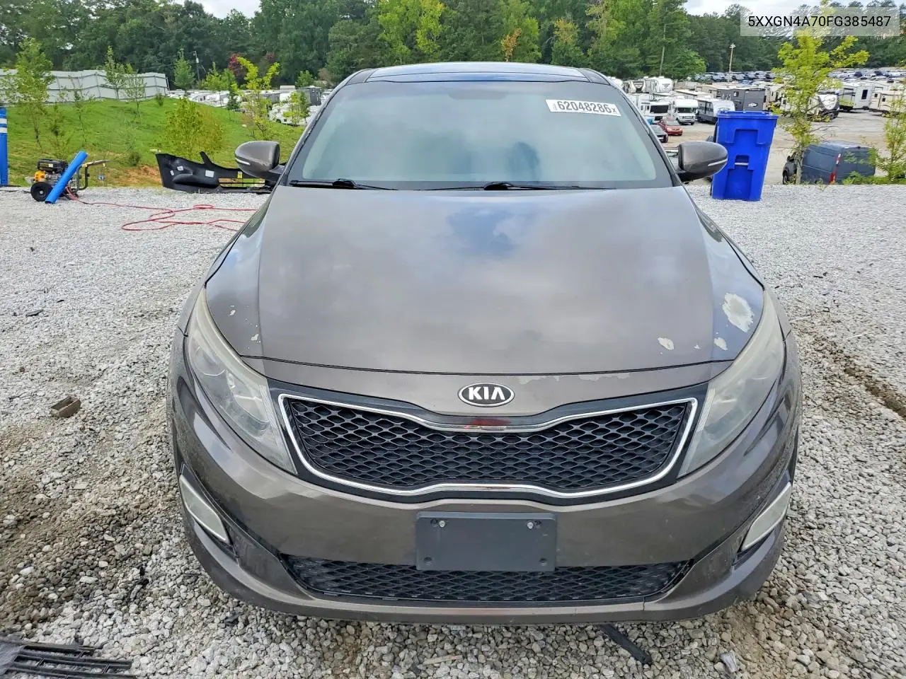 2015 Kia Optima Ex VIN: 5XXGN4A70FG385487 Lot: 62048286