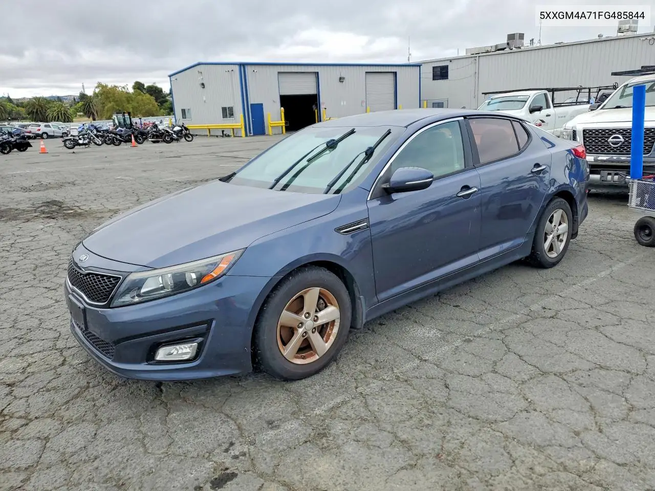 2015 Kia Optima Lx VIN: 5XXGM4A71FG485844 Lot: 62070586