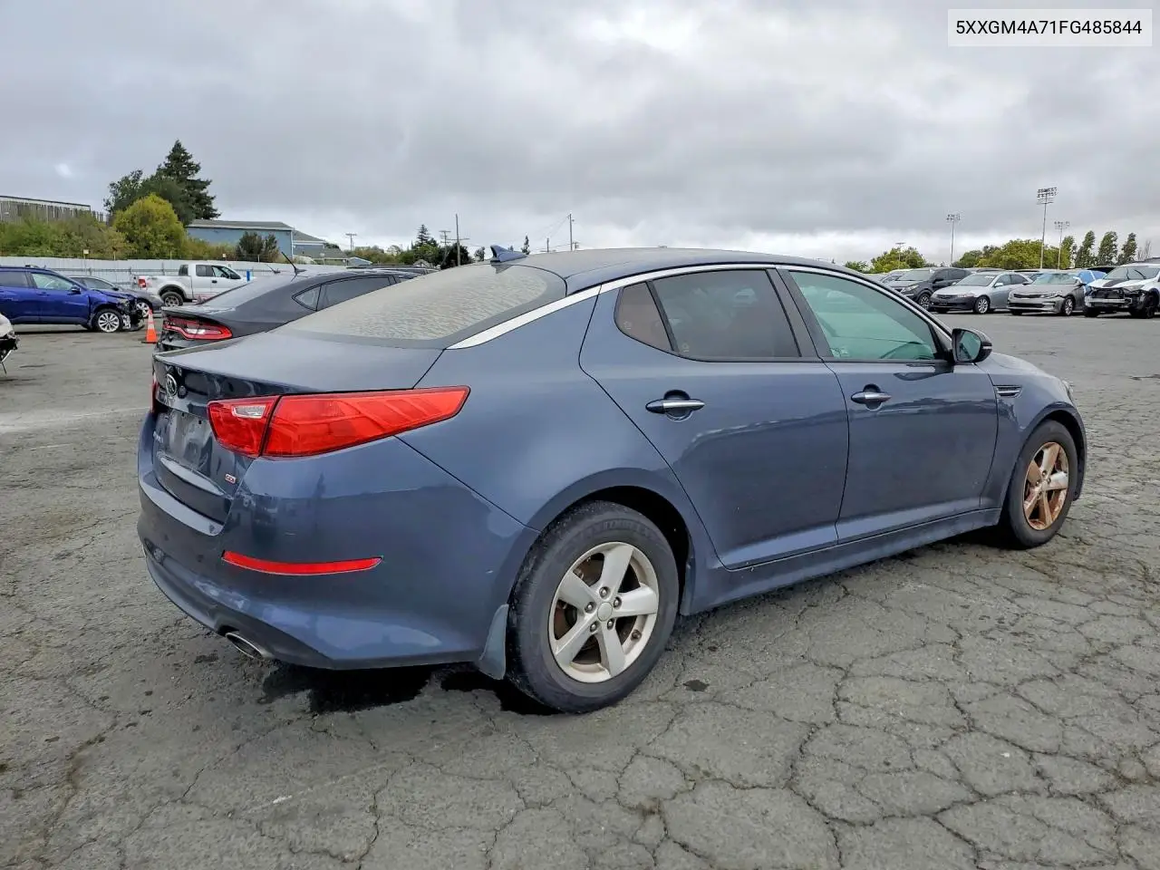 2015 Kia Optima Lx VIN: 5XXGM4A71FG485844 Lot: 62070586