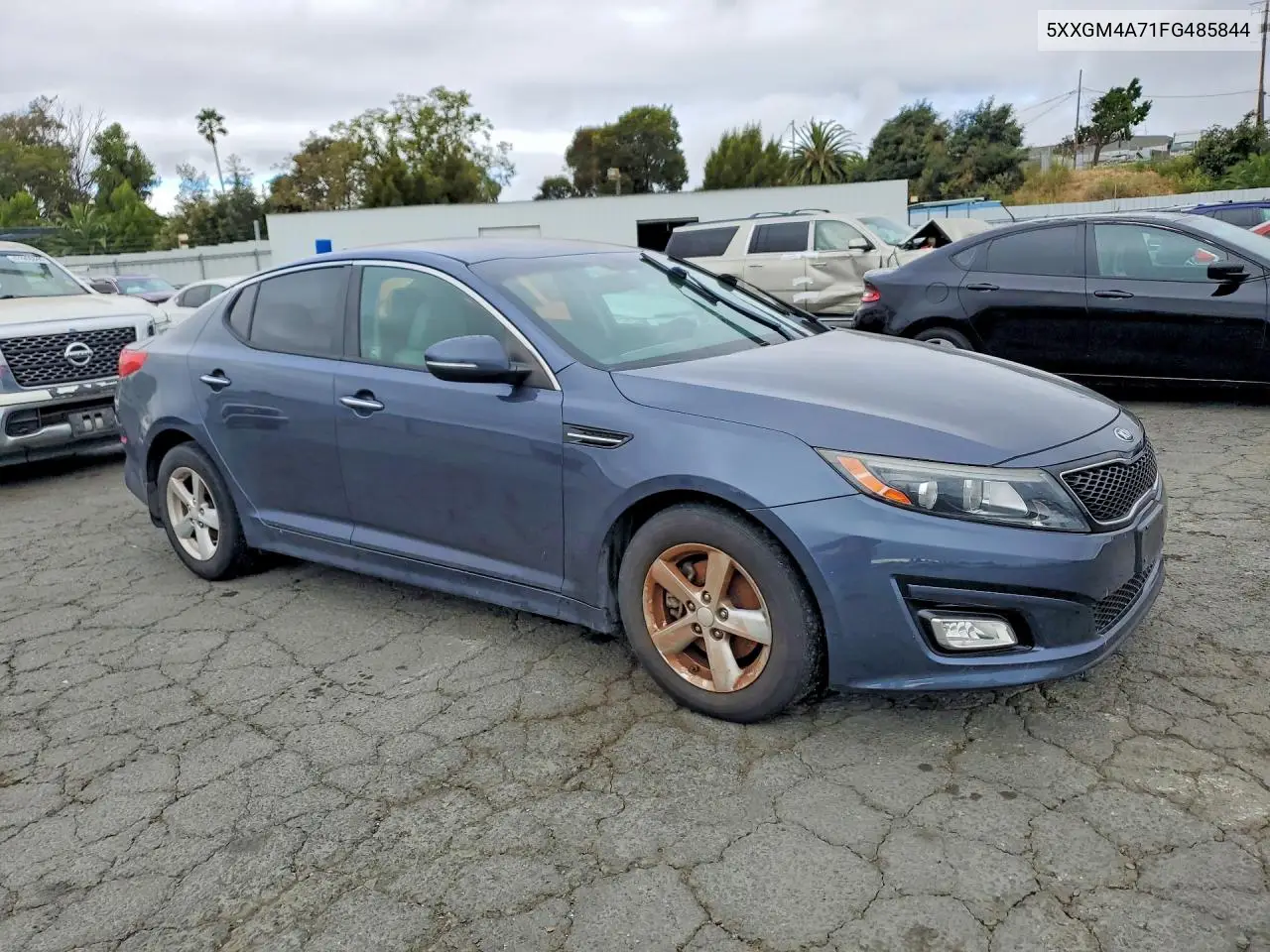 2015 Kia Optima Lx VIN: 5XXGM4A71FG485844 Lot: 62070586
