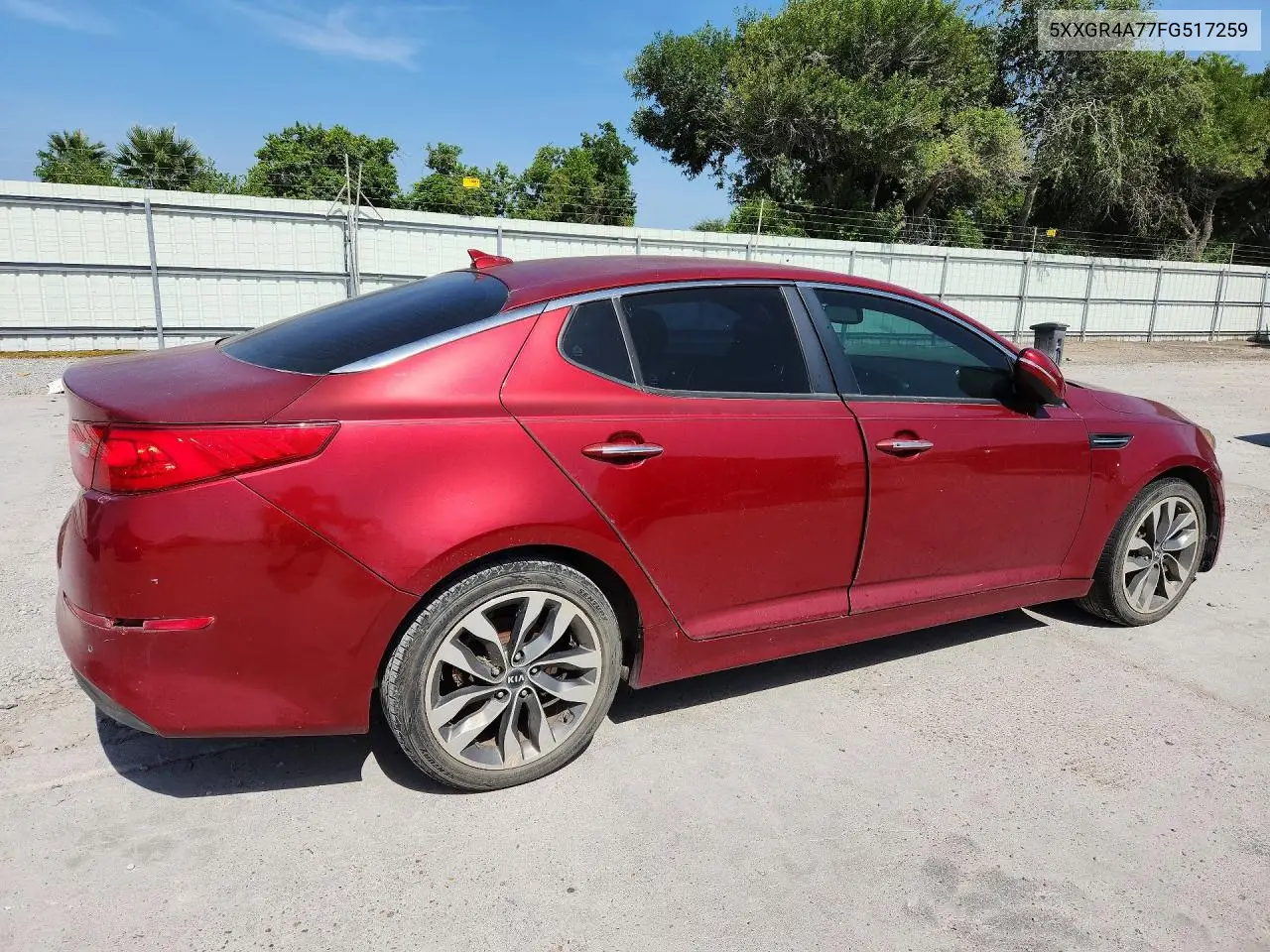 2015 Kia Optima Sx VIN: 5XXGR4A77FG517259 Lot: 62165816