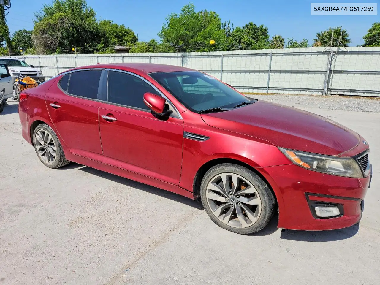 2015 Kia Optima Sx VIN: 5XXGR4A77FG517259 Lot: 62165816