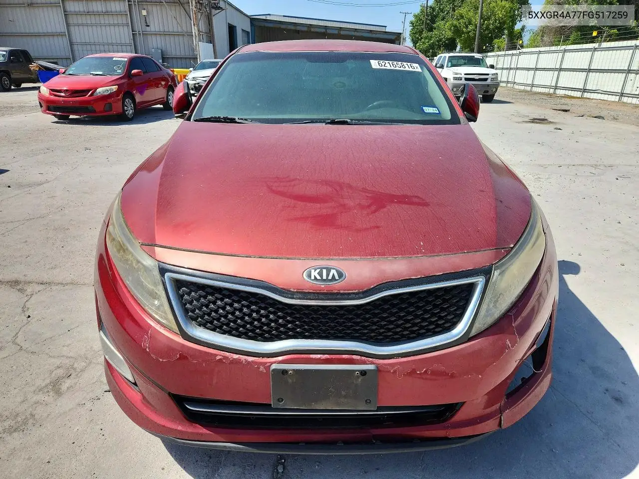 2015 Kia Optima Sx VIN: 5XXGR4A77FG517259 Lot: 62165816