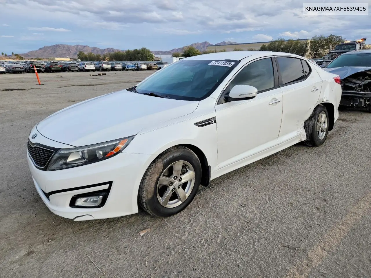 2015 Kia Optima Lx VIN: KNAGM4A7XF5639405 Lot: 77371235